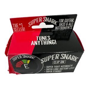 SNARK Super Snark 3 Clip-On Tuner SS-3 Black Guitar Bass